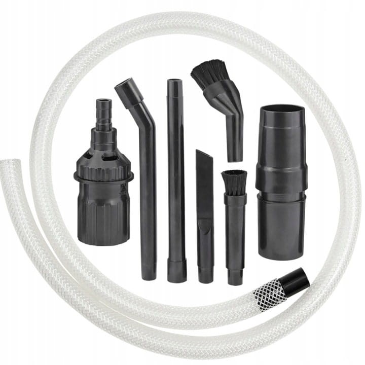 Elastyczny wężyk o długości 90cm dołączony do zestawu mini ssawek technicznych eOdkurzacz