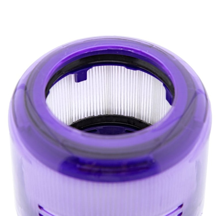 Nowy filtr HEPA gotowy do montażu w odkurzaczu bezprzewodowym Dyson V12 w celu przywrócenia mocy ssania.
