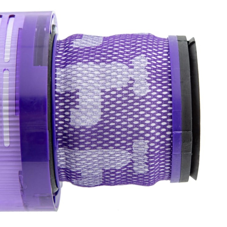 Profil boczny filtra powietrza pasującego do modeli Dyson V12 Slim Motorhead i Absolute.