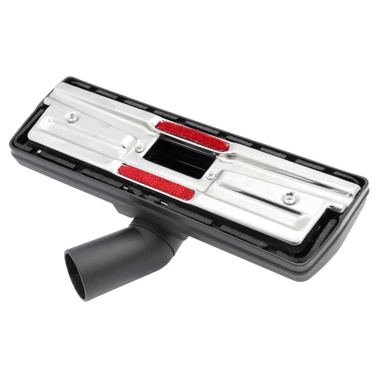 Wysokiej jakości zamiennik szczotki Kombi 32mm. Chromowany, metalowy spód zapewnia trwałość i łatwe prowadzenie po dywanie.