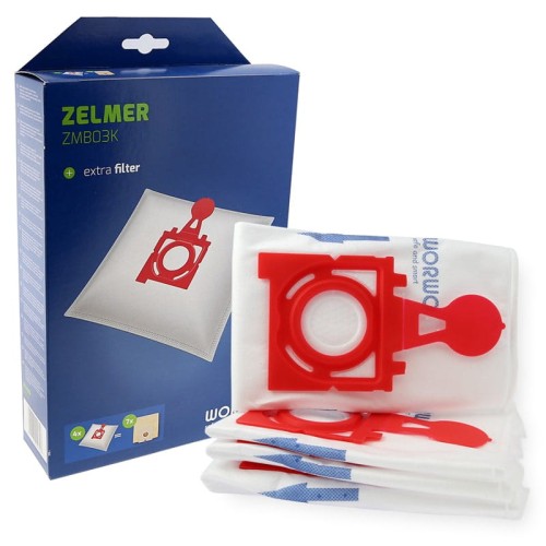 Kartonowe opakowanie worków marki Worwo (zamiennik czerwonych worków Safbag ZVCA300B).