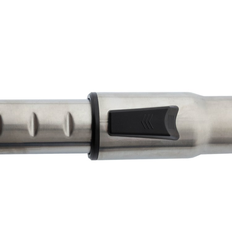 Regulacja długości rury teleskopowej do odkurzacza Miele w zakresie od 60 do 100 cm.