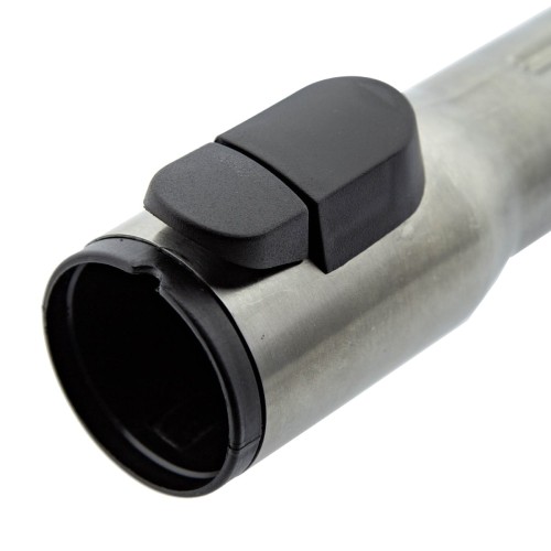 Zbliżenie na system zatrzaskowy rury do Miele 35mm pasujący do oryginalnych rączek i ssawek.