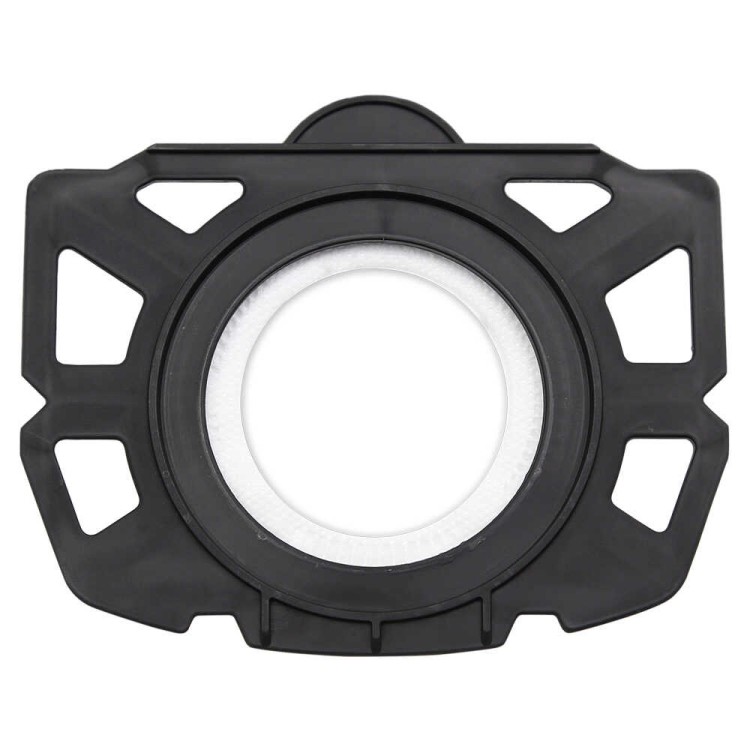 Solidne plastikowe mocowanie worka do Karcher WD4 WD6. System kasetowy szufladowy – nie wypada