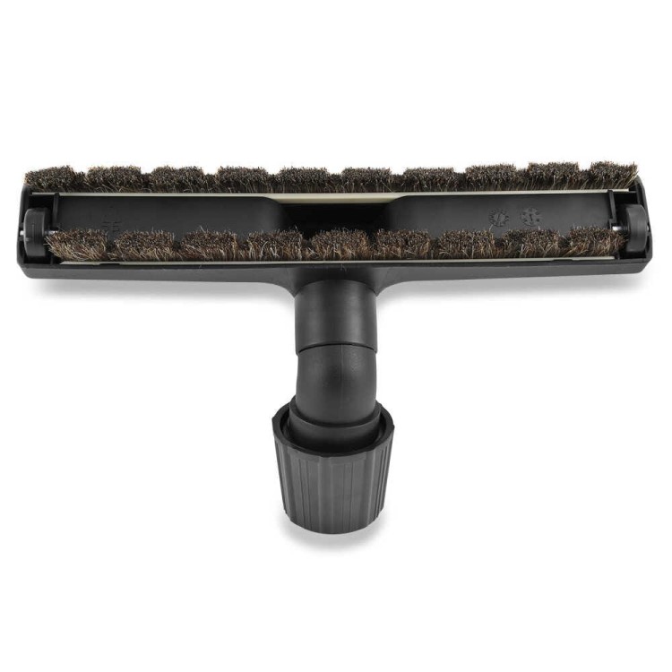 Spód szczotki z miękkim włosiem naturalnym – bezpieczne odkurzanie paneli i parkietu odkurzaczami Zelmer i Karcher.