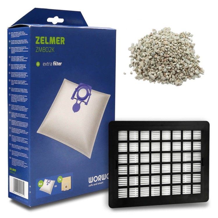 Zestaw Zelmer Odyssey Worki + Filtr + granulki lawenda