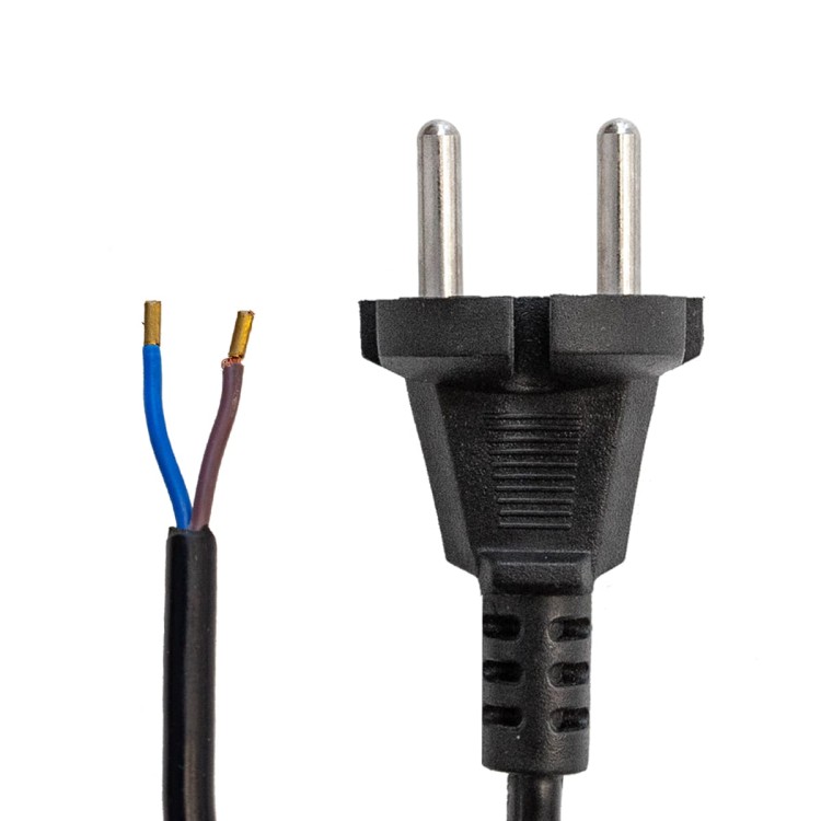 C-Vac kabel elektryczny czarny izolowany 2x 0,75mm² 15 metrów