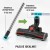 Instrukcja pomiaru: Jak sprawdzić średnicę 32mm rury odkurzacza. Użycie dowolnego narzędzia do pomiaru wewnętrznego otworu szczotki. Zdjęcie pokazuje prawidłowe dopasowanie akcesoriów i mocne mocowanie rury 32mm.