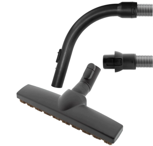 Zestaw do odkurzacza Miele Boost CX1 i Blizzard CX1 – wąż ssący z ergonomiczną rękojeścią 35 mm oraz szczotka do parkietów z naturalnym włosiem