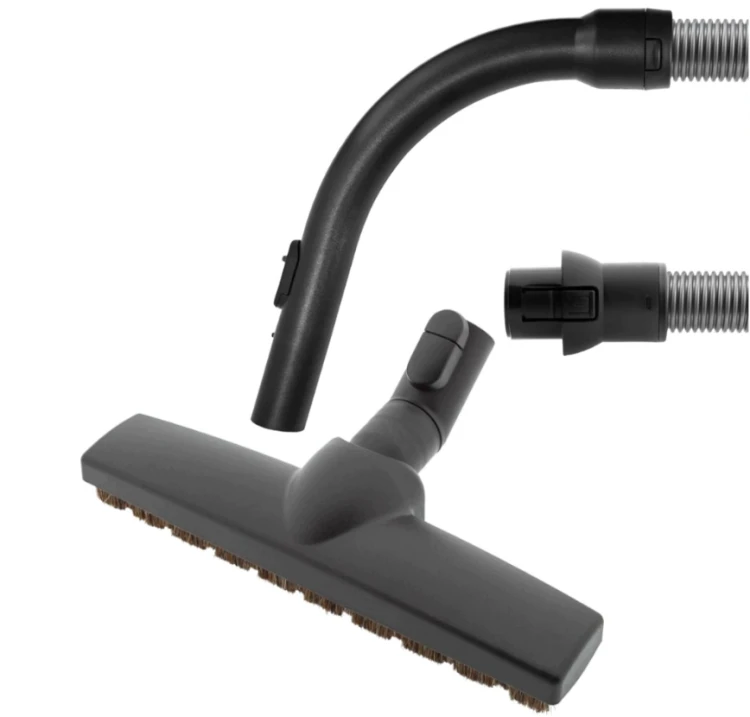 Zestaw do odkurzacza Miele Boost CX1 i Blizzard CX1 – wąż ssący z ergonomiczną rękojeścią 35 mm oraz szczotka do parkietów z naturalnym włosiem
