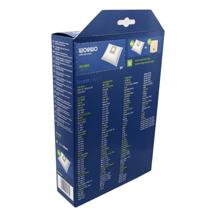 Worki do odkurzacza Zelmer XS01Z011