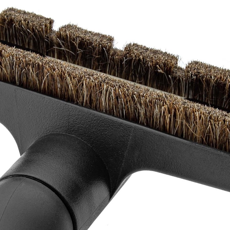 Spód uniwersalnej szczotki parkietowej 32mm z gęstym naturalnym włosiem.