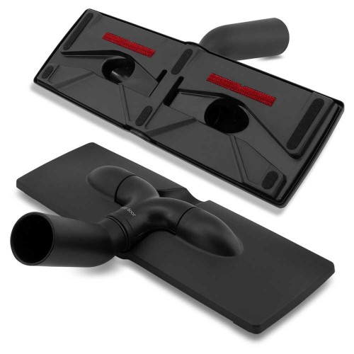 Spód dwustronnej szczotki do odkurzacza 32/35mm z paskami elektrostatycznymi do skutecznego zbierania sierści i włosów.