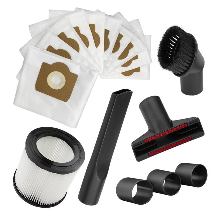 Zestaw XXL do Karcher WD 3 i SE 4001: 10 worków z mikrofibry, filtr i ssawki