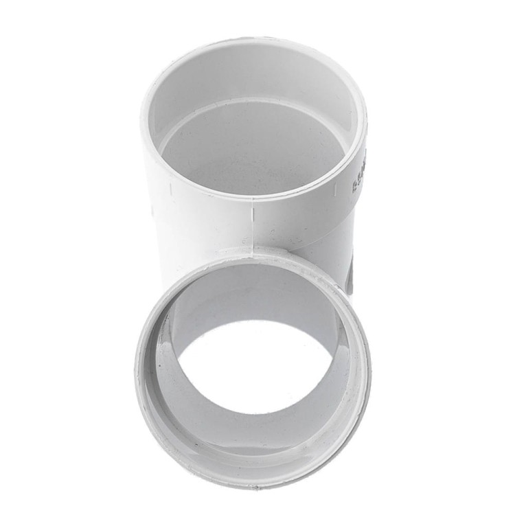 Trójnik 45° biały SV8072