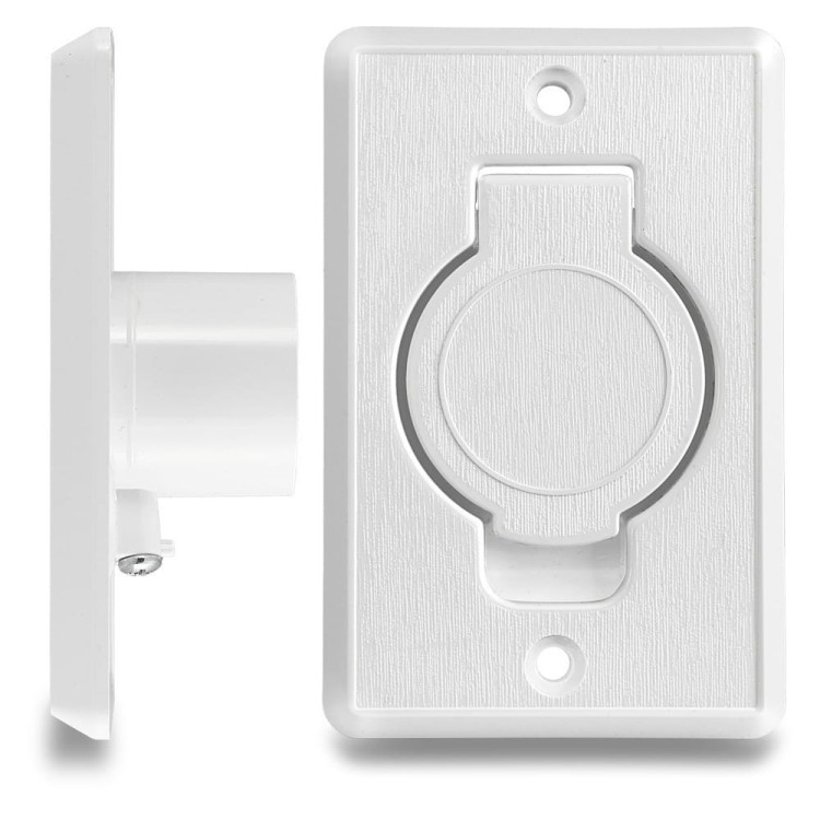 Gniazdo Ssące Odkurzacz Centralny Białe Plastiflex