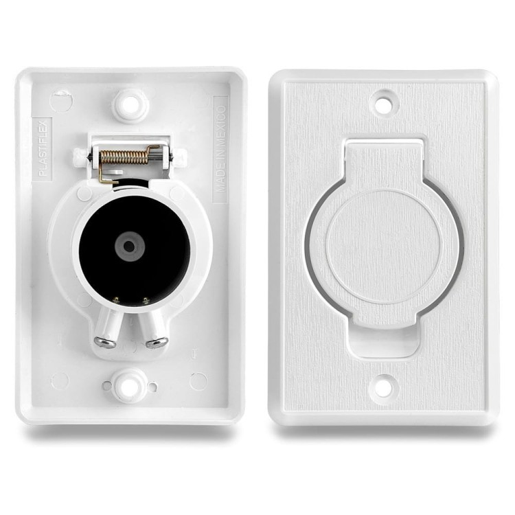 Gniazdo Ssące Odkurzacz Centralny Białe Plastiflex