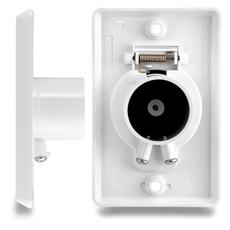 Gniazdo Ssące Odkurzacz Centralny Białe Plastiflex