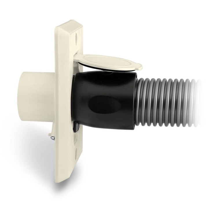 Gniazdo Ssące Odkurzacz Centralny Plastiflex Migdałowe