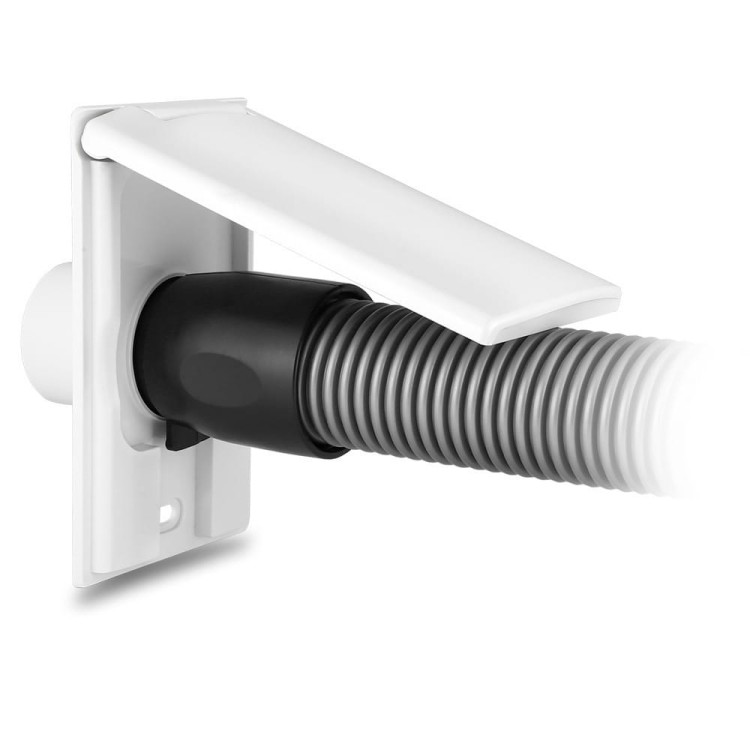 Odkurzacz Centralny Gniazdo Ścienne Duże Białe