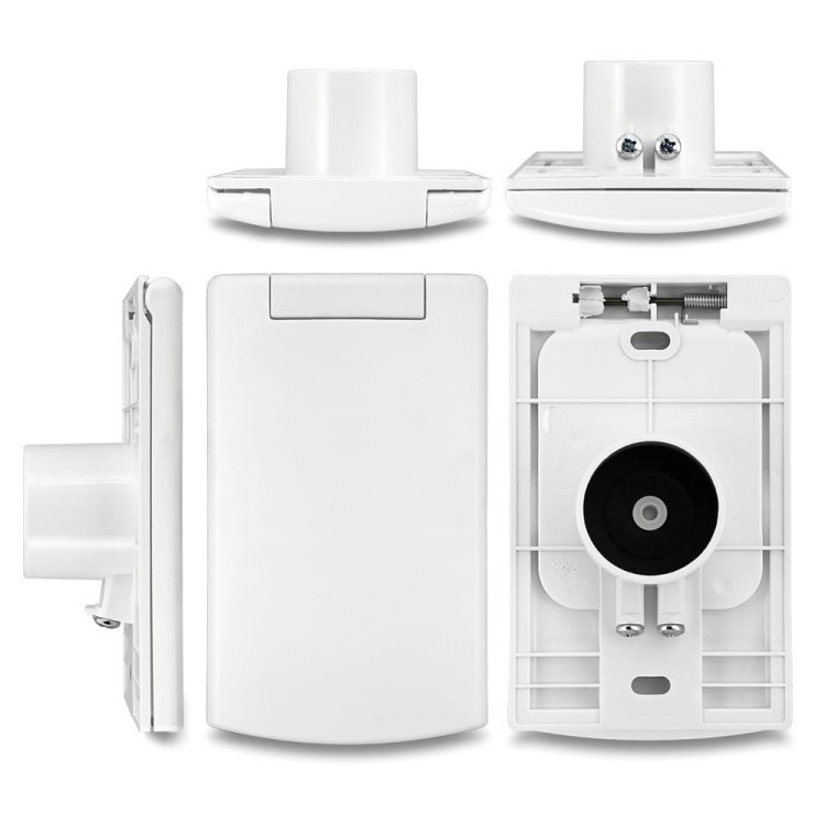 Odkurzacz Centralny Gniazdo Ścienne Duże Białe