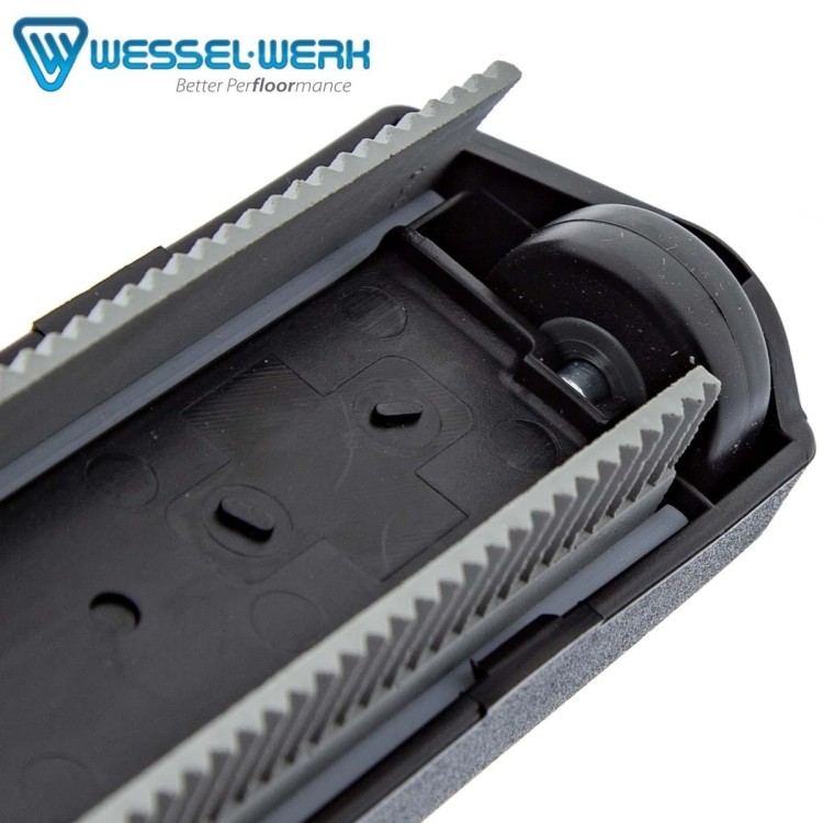 Szczotka podłogowa z gumowymi listwami D300 32mm Wessel Werk