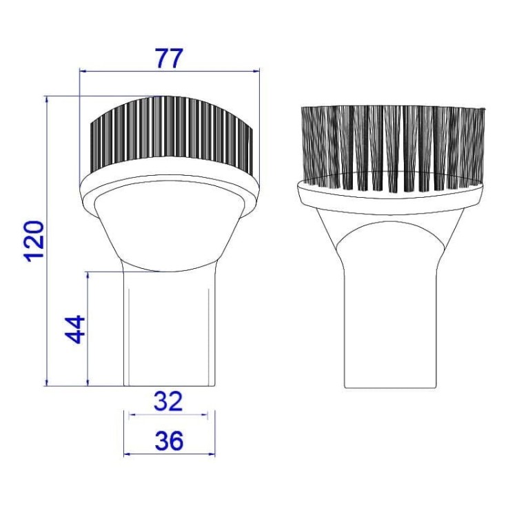 Szczotka mała średnica 32mm