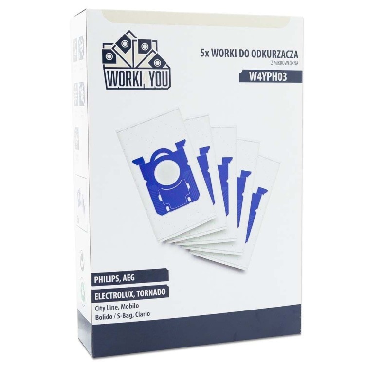 Worki do odkurzacza Philips S-BAG AEG SBAG