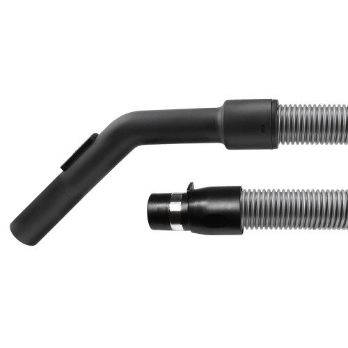 Kompletny czarny wąż ssący do odkurzacza centralnego o długości 10 metrów (wersja Standard bez włącznika).