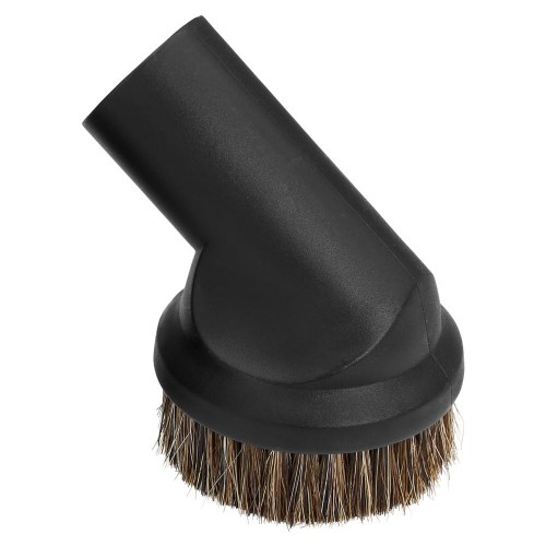 Ssawka okrągła szczotkowa 58mm ESD - Antystatyczna końcówka do odkurzacza przemysłowego z naturalnym włosiem do stref EPA