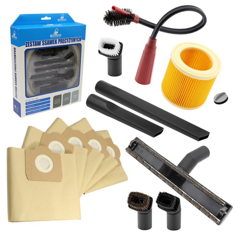 Zestaw ssawek i worków do odkurzacza Karcher WD3 MV3