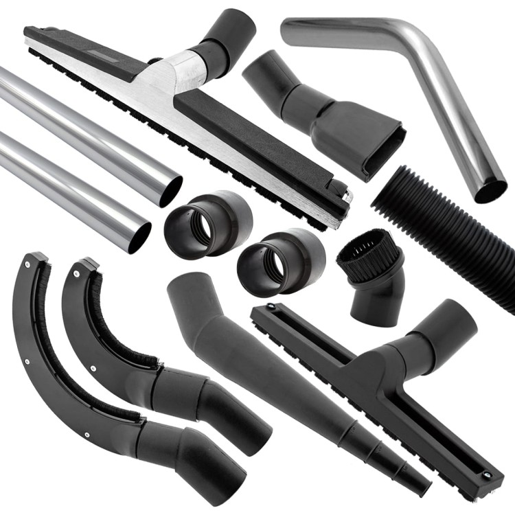 Zestaw przemysłowy fi. 50mm wąż 5 metrów szczotki do odkurzaczy przemysłowych