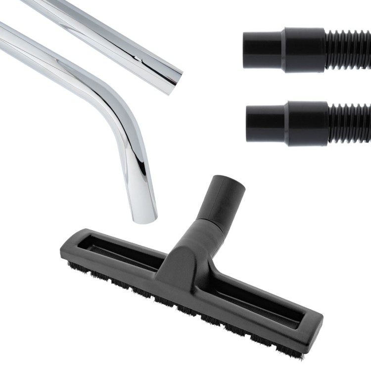 Zestaw sprzątajacy fi 38mm do przemysłu wąż 5 metrów szczotka Wessel Werk D300