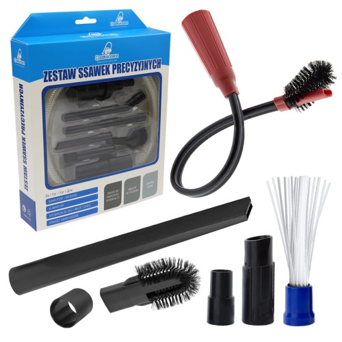 Uniwersalny zestaw ssawek do odkurzania samochodu