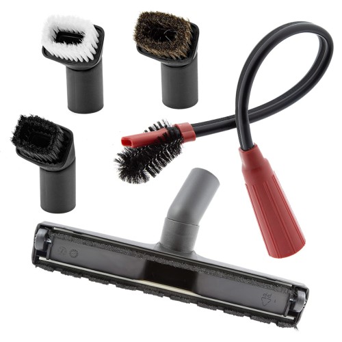 Zestaw ssawek warsztatowych 35mm do odkurzacza Bosch GAS Karcher WD szczotka do betonu lanca elastyczna 5szt