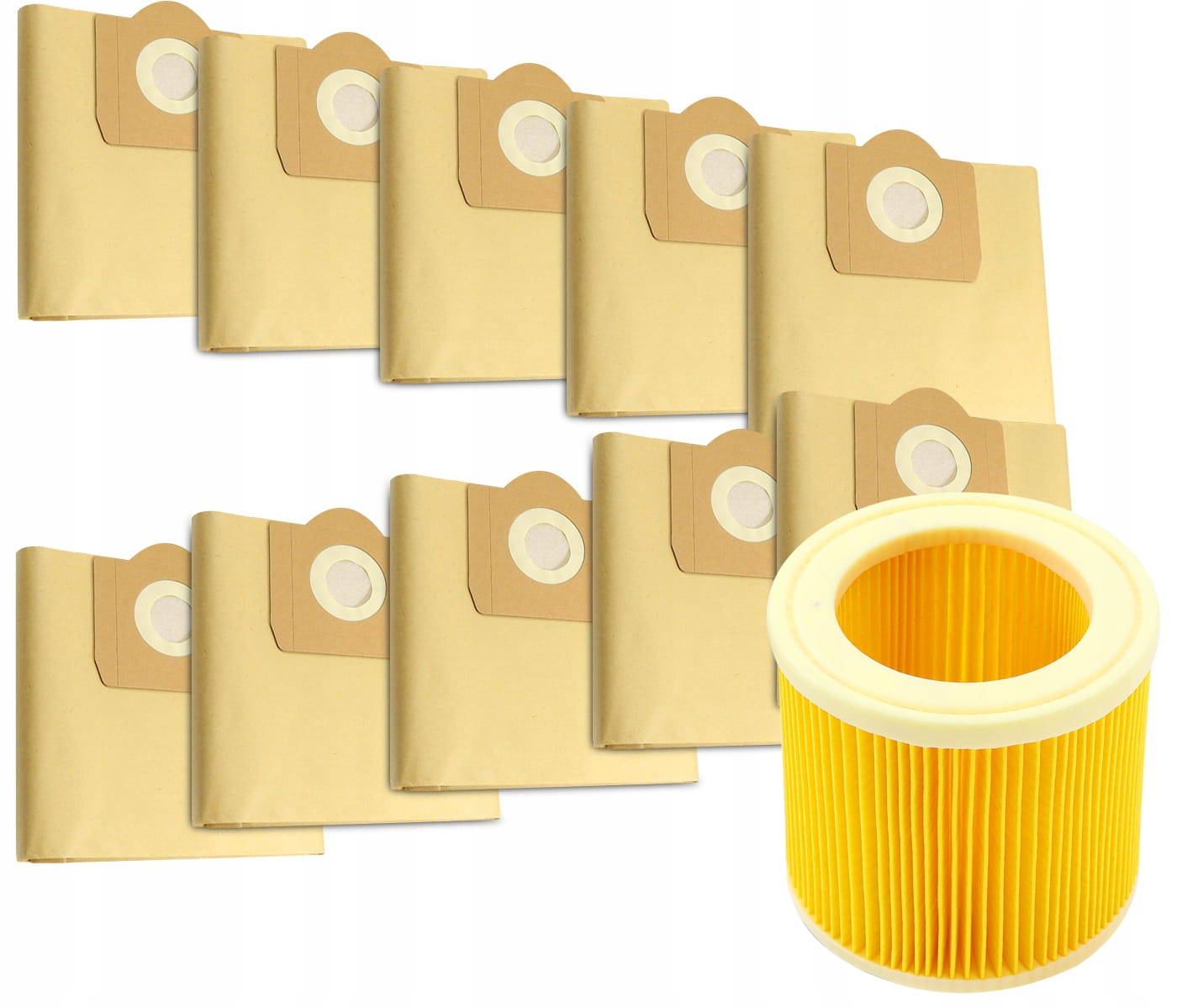 Zestaw Worki + Filtr do odkurzacza Karcher WD3, MV3, MV2, WD3200