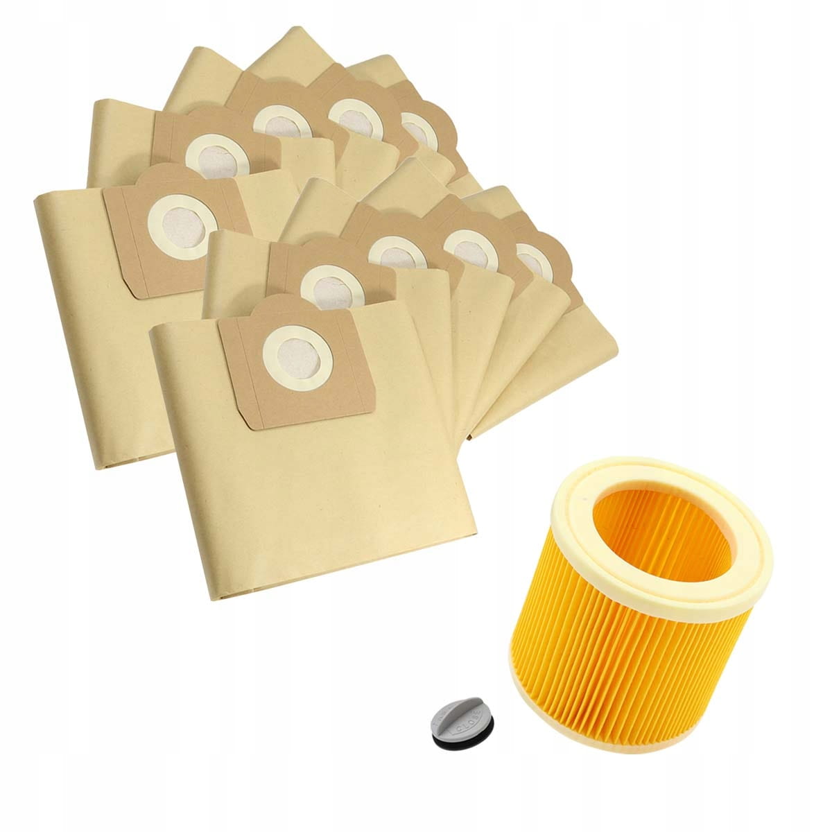 Zestaw 20x Worki + Filtr do odkurzacza Karcher WD3, MV3, MV2, WD3200