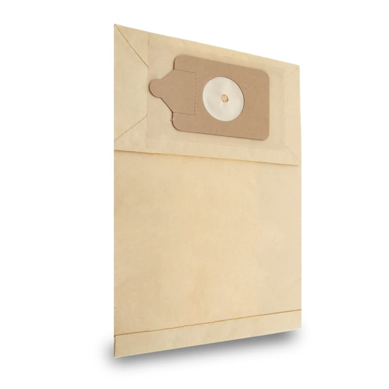 Worek papierowy do Numatic Henry – zbliżenie na wzmocniony kołnierz mocujący z uszczelką.