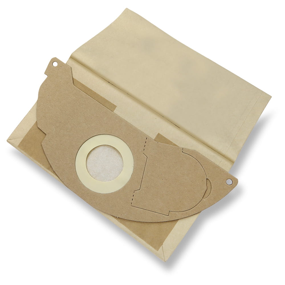 Solidny uchwyt tekturowy i gumowa uszczelka w workach do Karcher A2004 i WD2