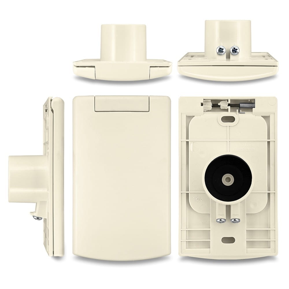 Duże gniazdo ssące Plastiflex - Migdałowe