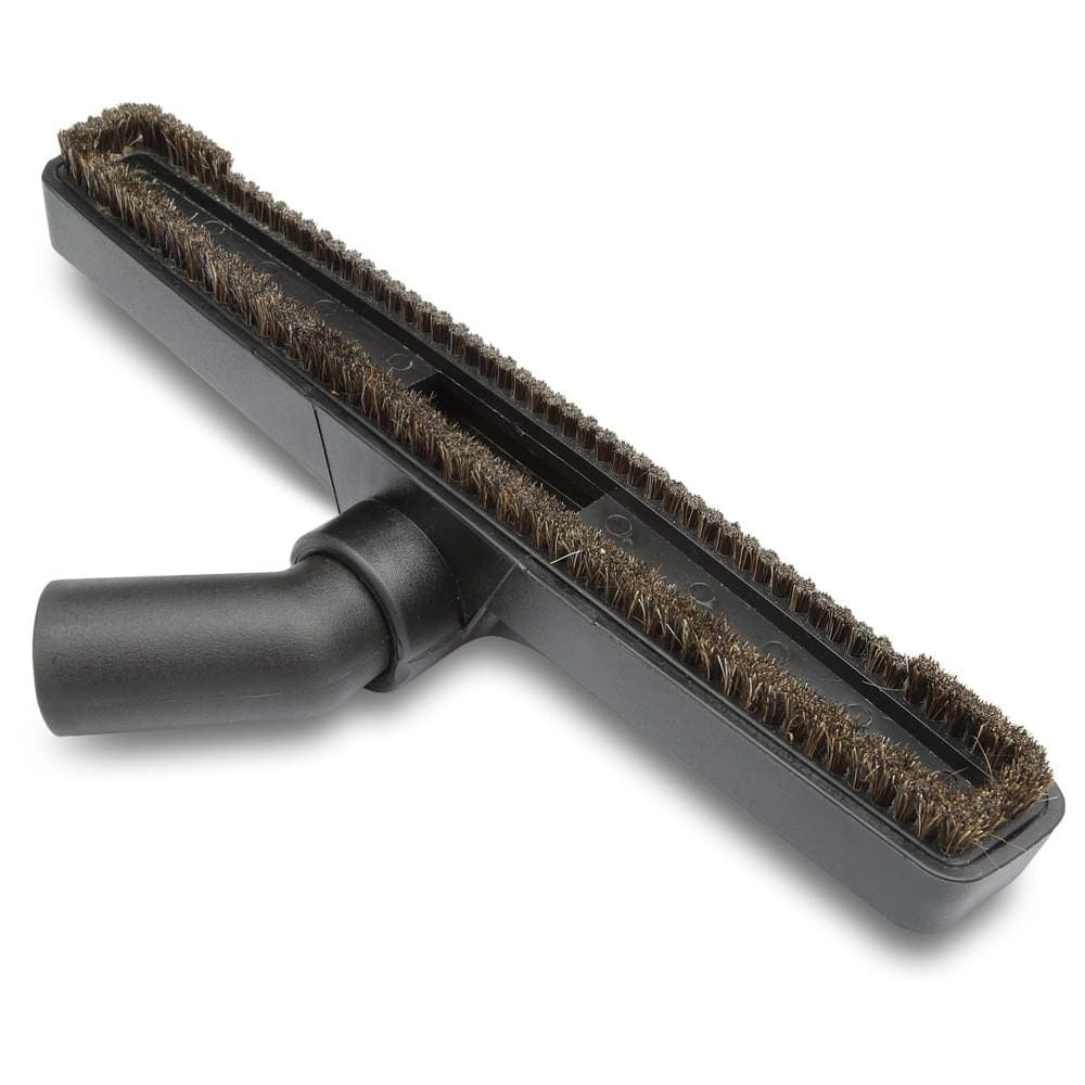 Spód szczotki do odkurzacza o szerokości 30 cm. Gęste, naturalne włosie zapobiega rysowaniu lakierowanego parkietu i paneli laminowanych.