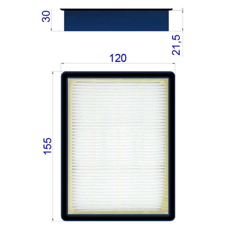 Nilfisk Power 1471250500 Filtr hepa do odkurzacza