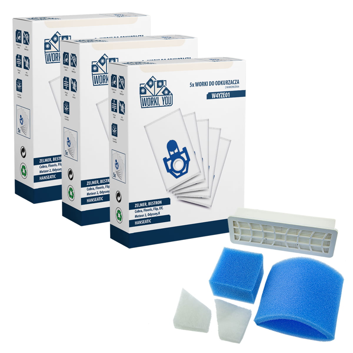 Zestaw do odkurzacza Zelmer Aquawelt 919.0 ST