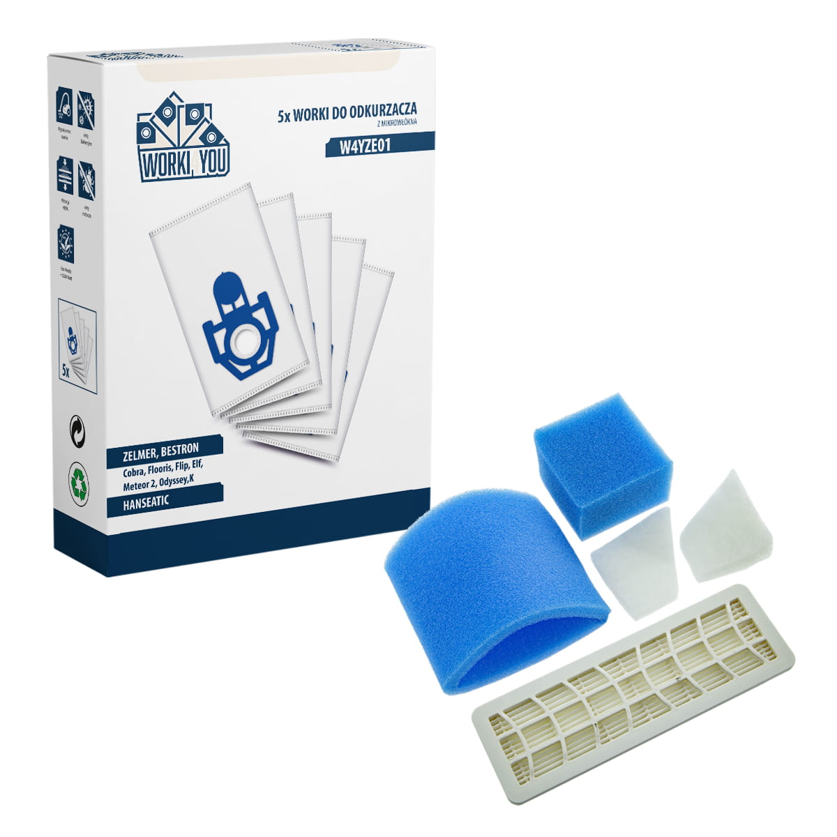 Zestaw do odkurzacza Zelmer Aquawelt 919.0 SP