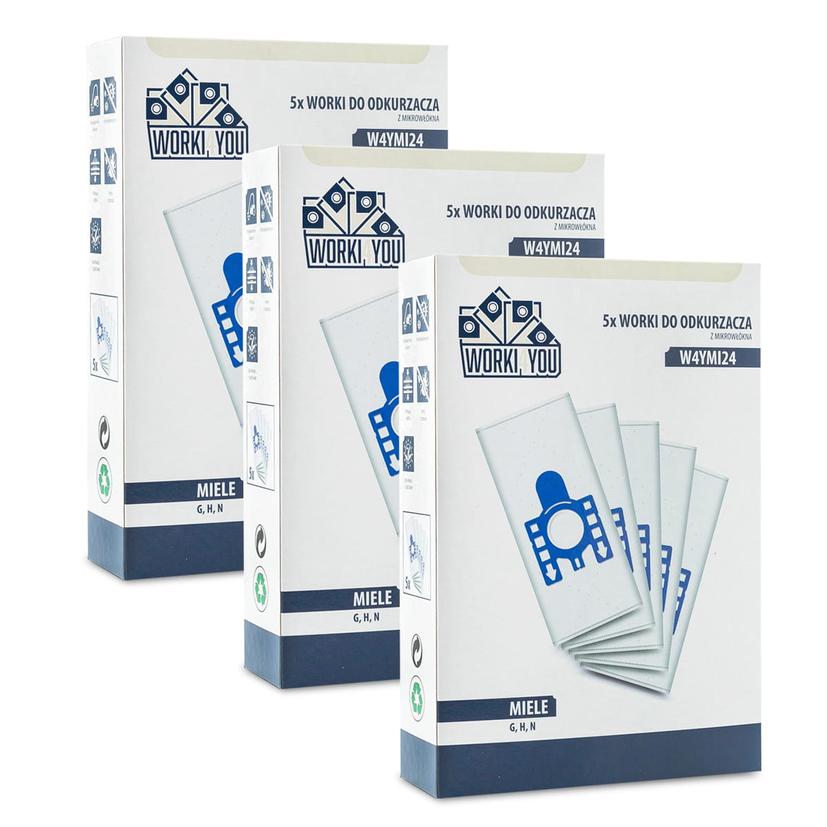 Worki do odkurzacza Miele S5, S5481