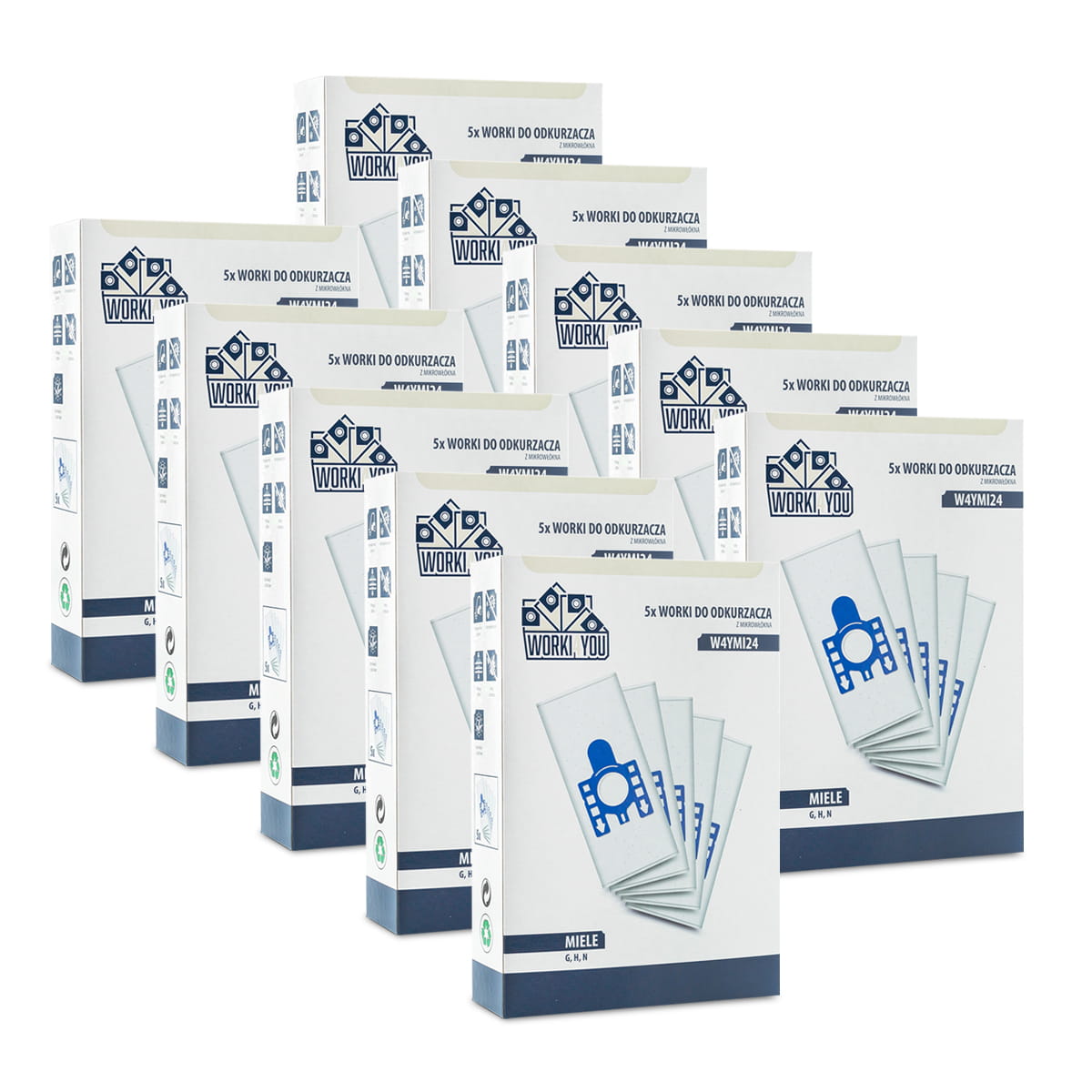 Worki do odkurzacza Miele Electronic 2200, 2210, 4100 seria G H N